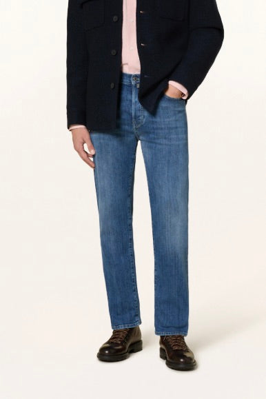 Edo Jeans Regular Straight Fit Medium Blue