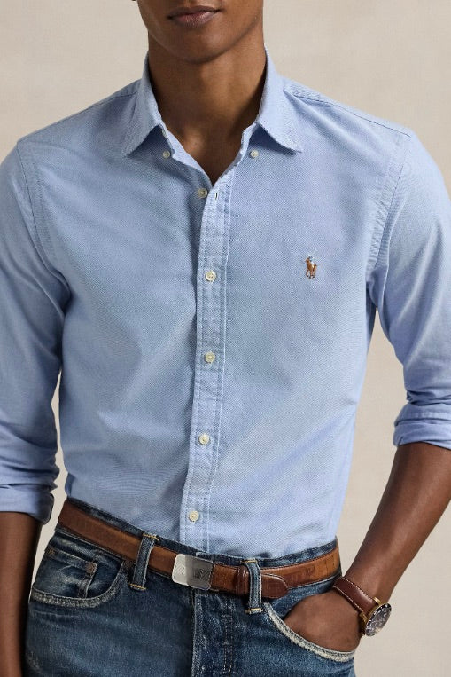 Slim Fit Oxford Shirt Blue
