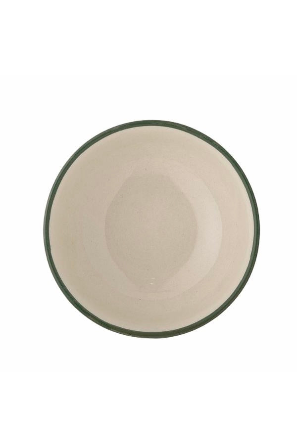 Karlie Bowl, Green, Stoneware