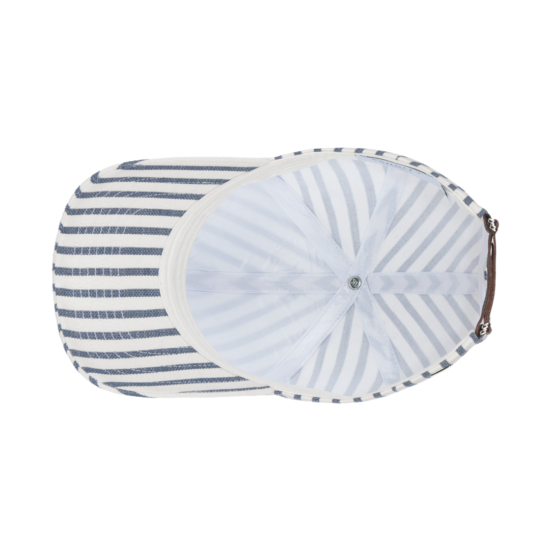 VARSITY HEADWEAR Cotton Cap Righe Navy - Dale