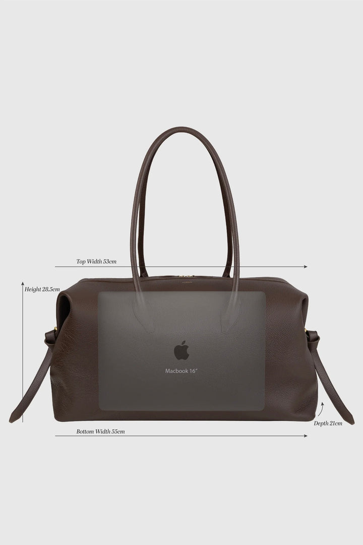 YUZEFI Brioche Weekender Black - Dale