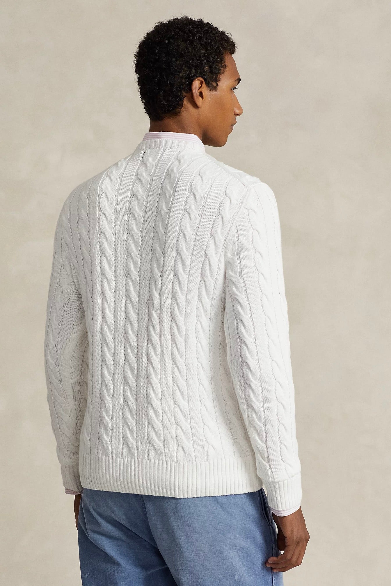 POLO RALPH LAUREN | Cable-Knit Cotton Jumper White | Dale