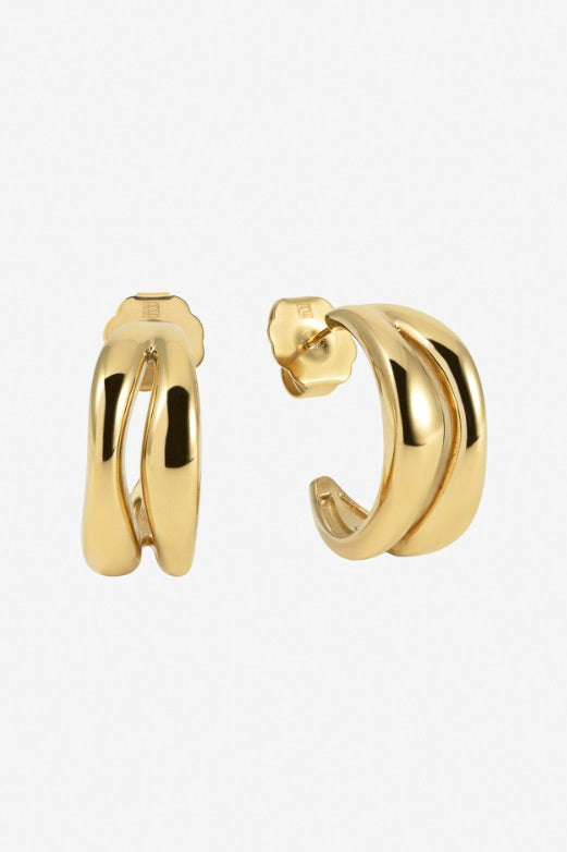 CAMILLA PIHL JEWELRY The Big Curved Hoops - Dale