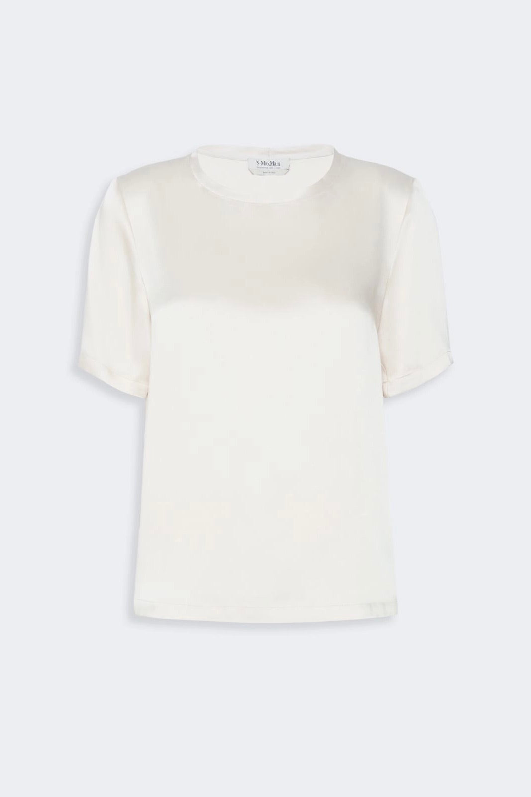Viscose Satin Blouse Ivory