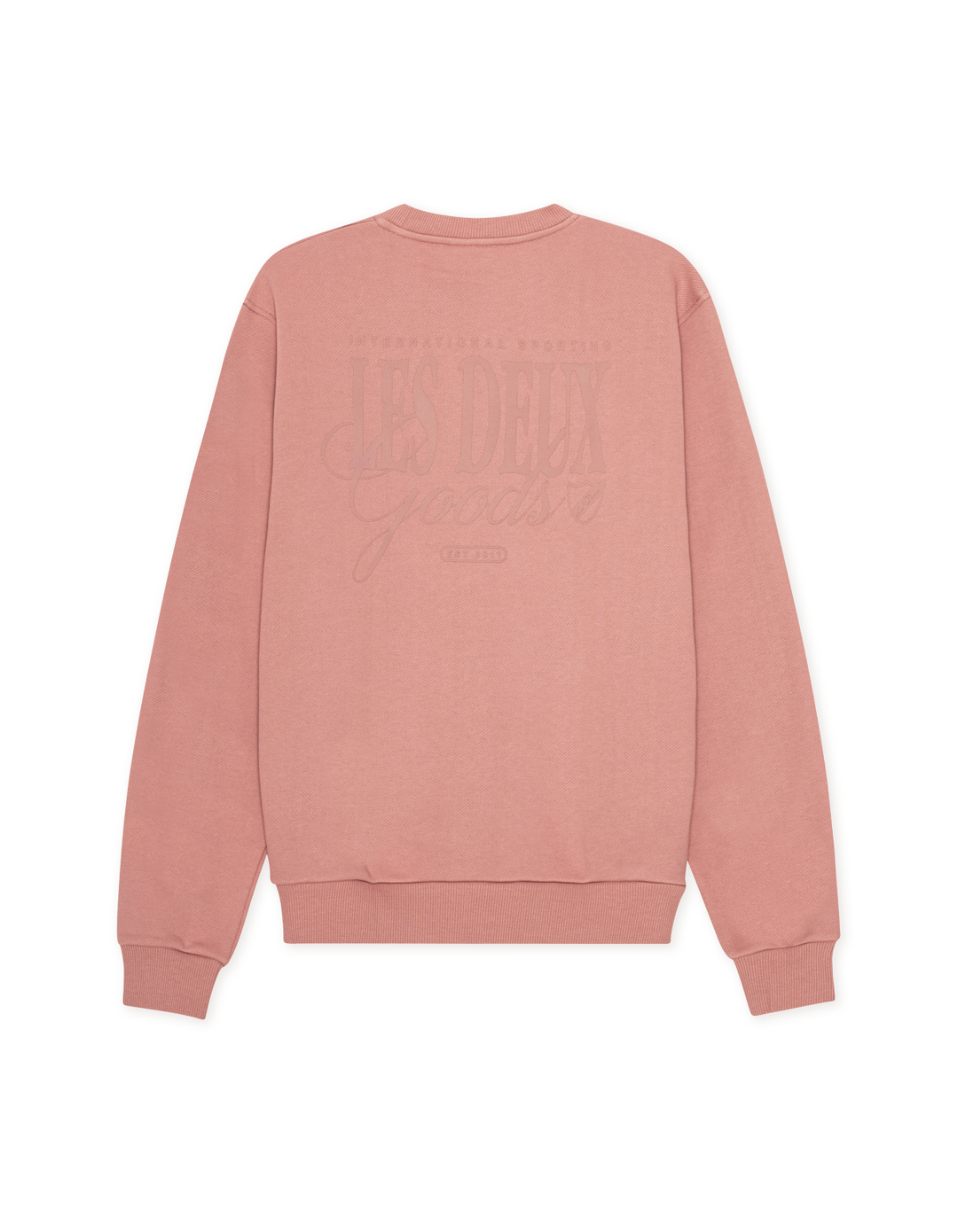 LES DEUX Ben Goods Sweatshirt Ash Rose Pink - Dale