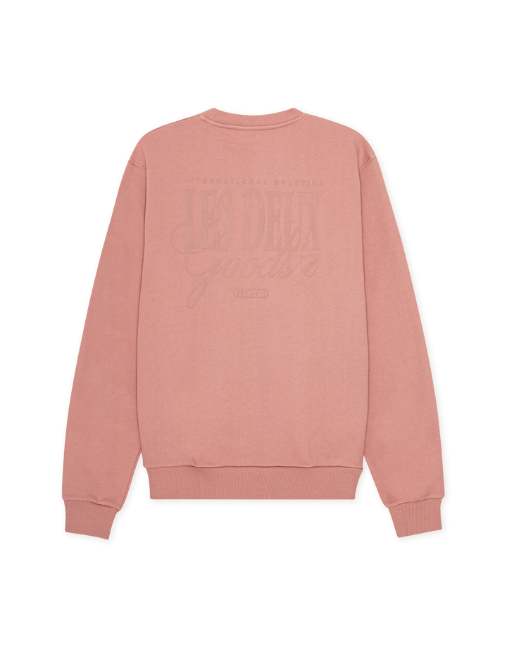 LES DEUX Ben Goods Sweatshirt Ash Rose Pink - Dale