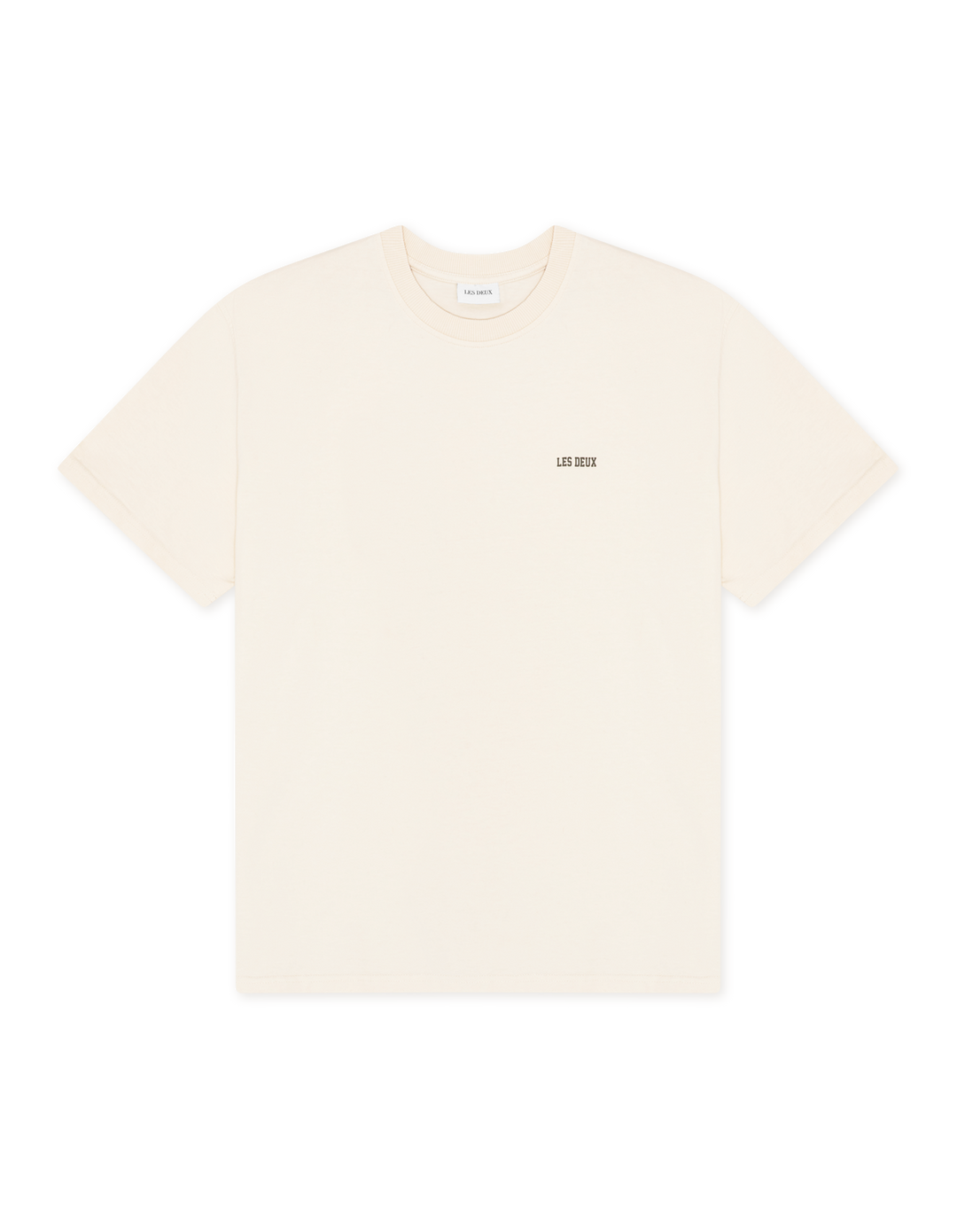 LES DEUX Cole Mini Blake T-Shirt Eggnog White - Dale