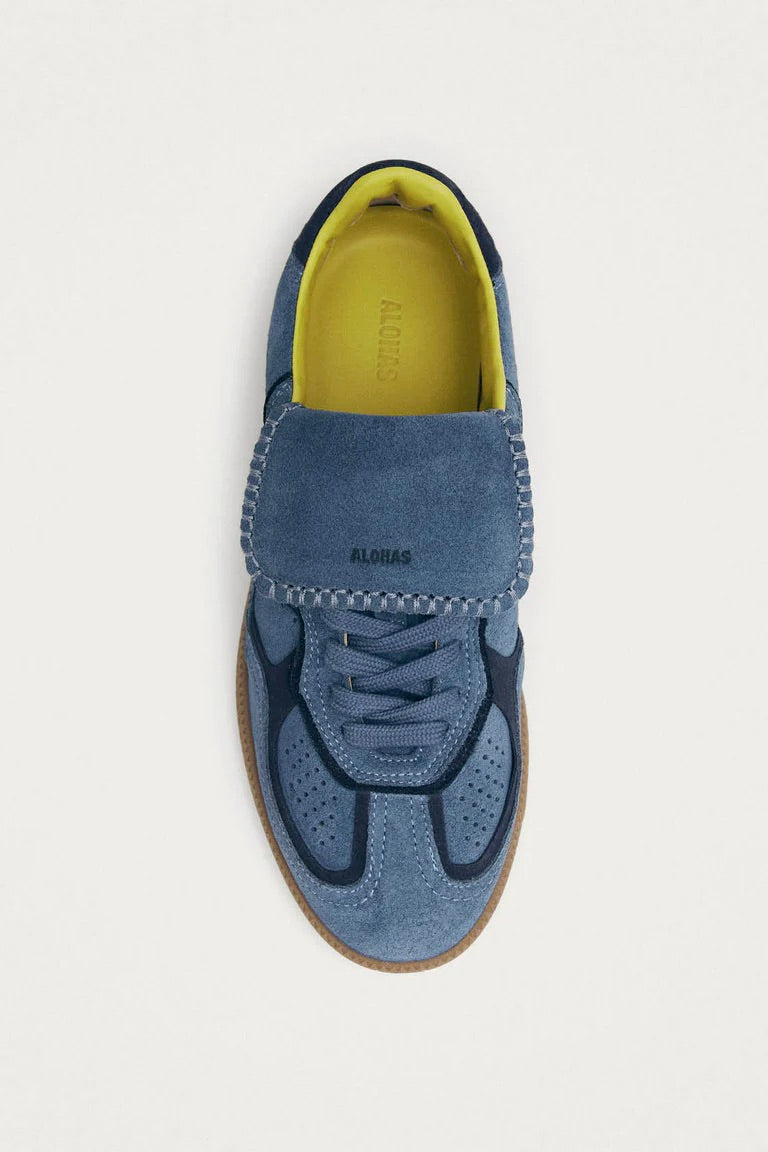 Tb.490 Club Suede Blue Leather Sneakers