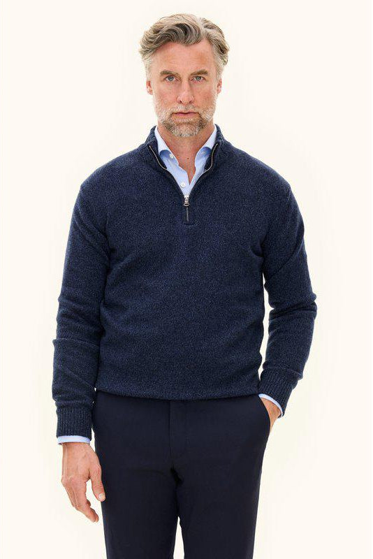 Paul Half Zip Atlantic Blue
