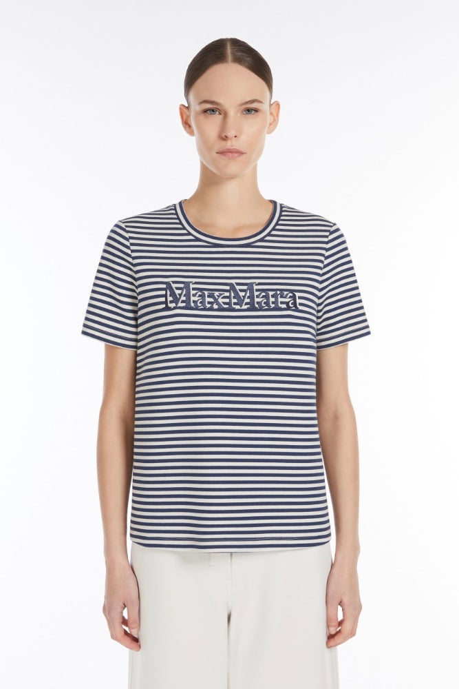 Nancy T-Shirt Ecru/Navy