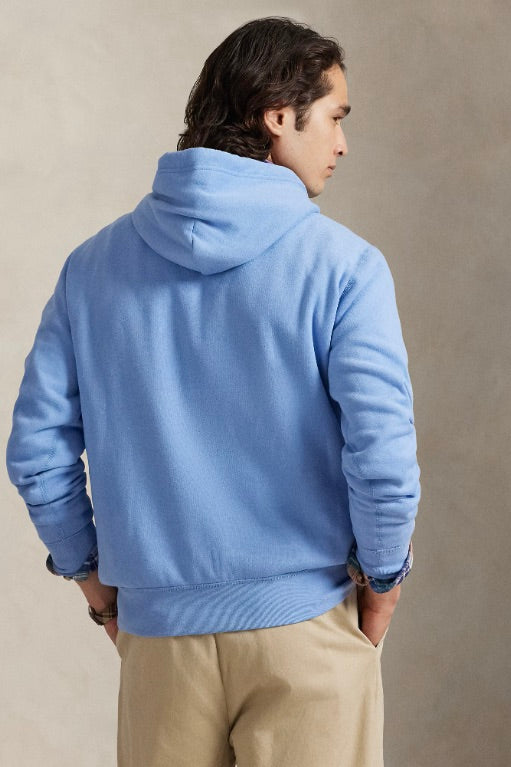 The RL Fleece Hoodie Bristol Blue