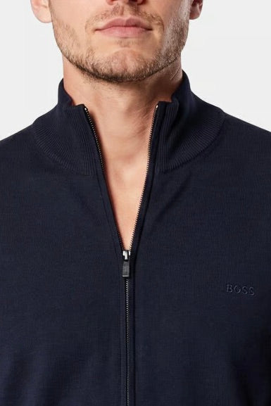 H-Balonso-L Full Zip Dark Blue