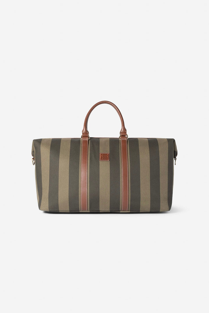 Marlowe Weekend Bag Green Stripe