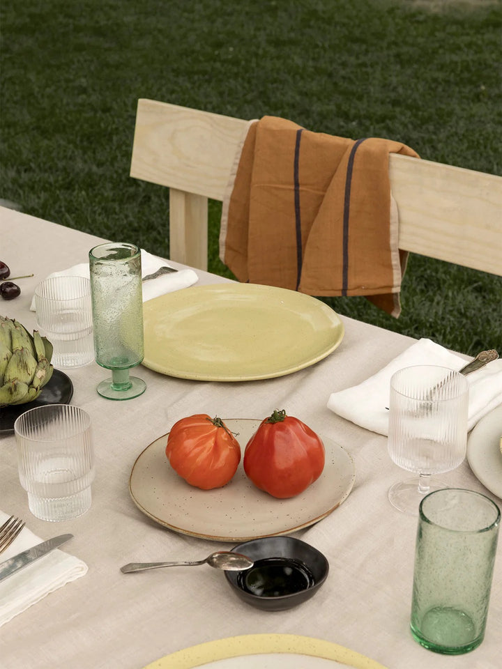 ferm LIVING Ripple Glasses Clear - Set of 4 - Dale
