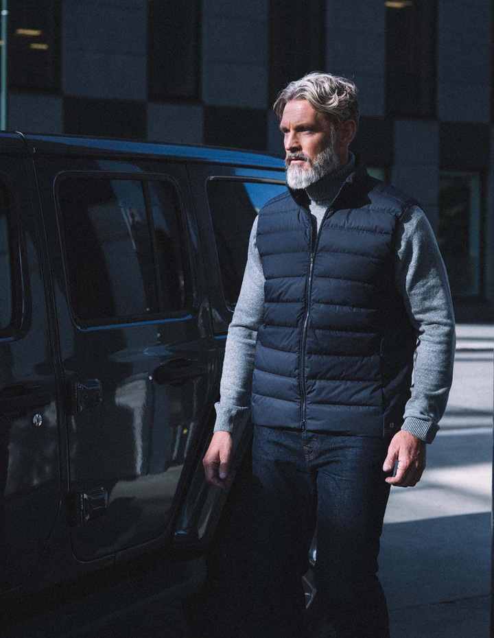 SCANDINAVIAN EDITION Ratio II Vest Midnight Blue - Dale