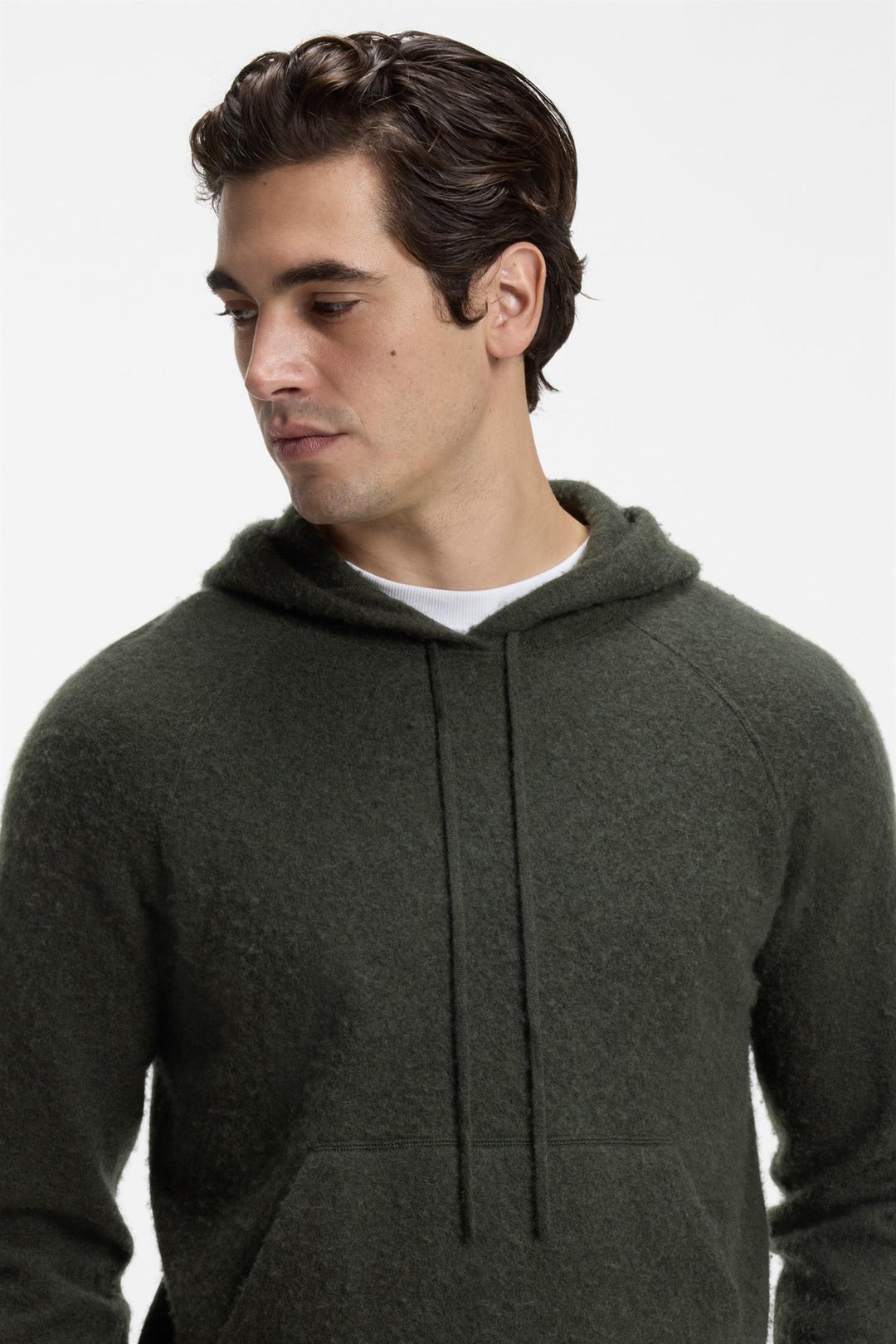 Beckham Florito_DB Knit Hoodie Dark Green