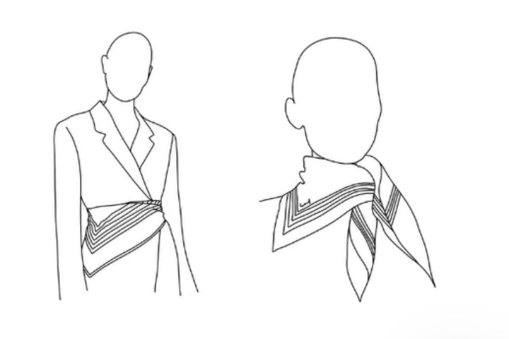 LE SCARF Polkadot Scarf 65X65 - Dale