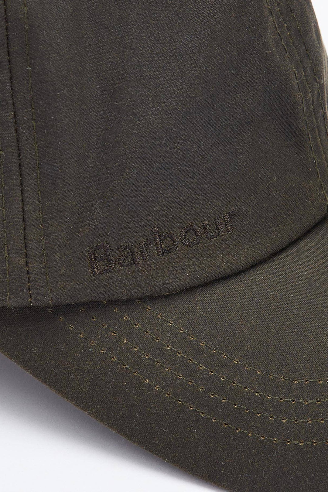 Waxed Sports Cap Olive