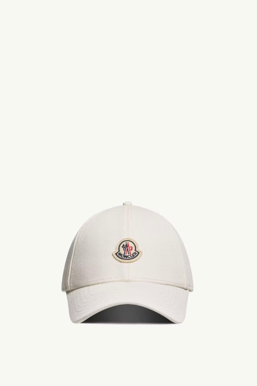 MONCLER Cotton Gabardine Baseball Cap White - Dale