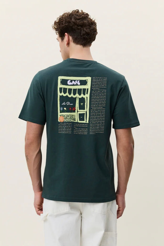 Café T-Shirt Pine Green