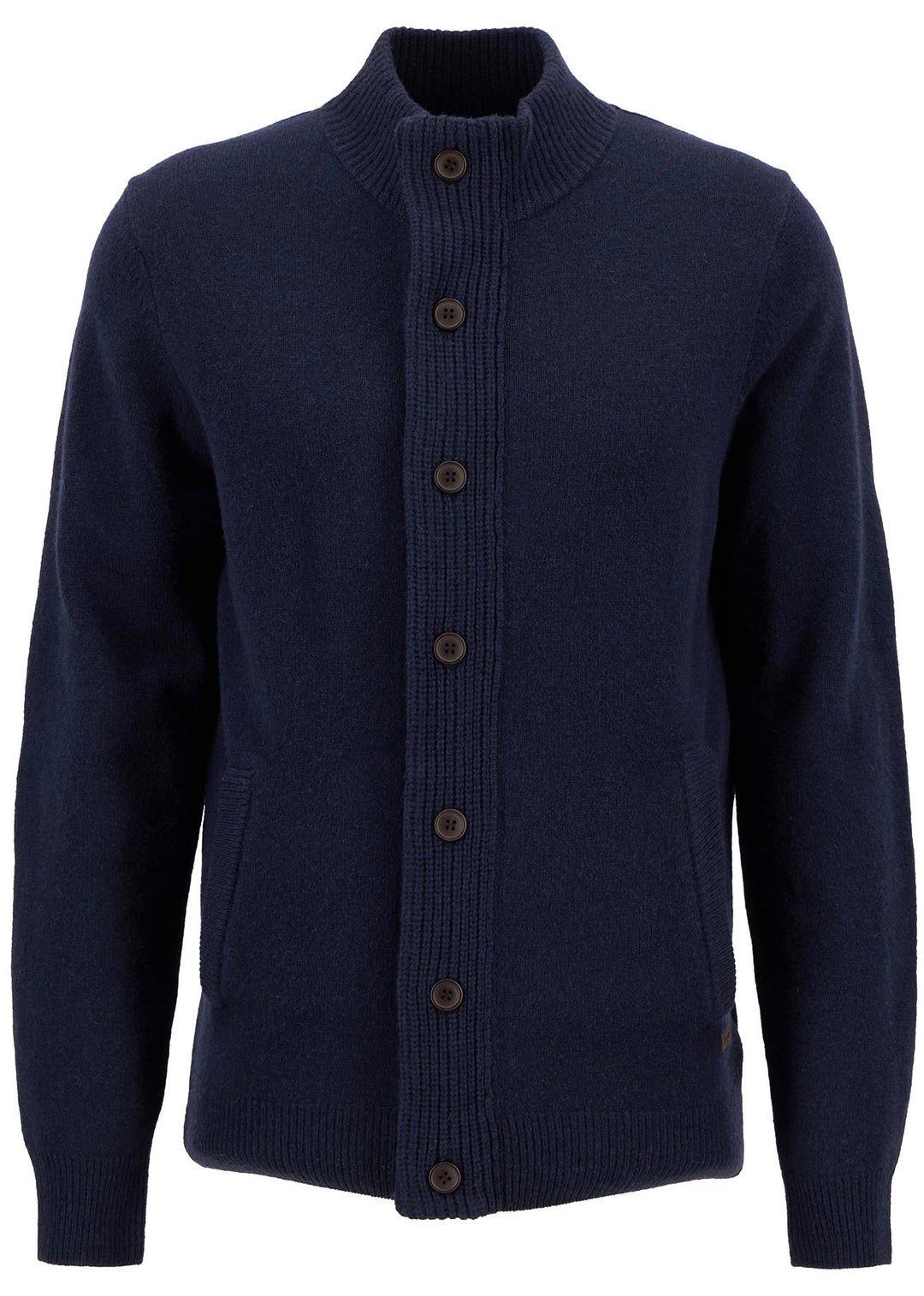 Essential Elbow Patch Jumper Navy