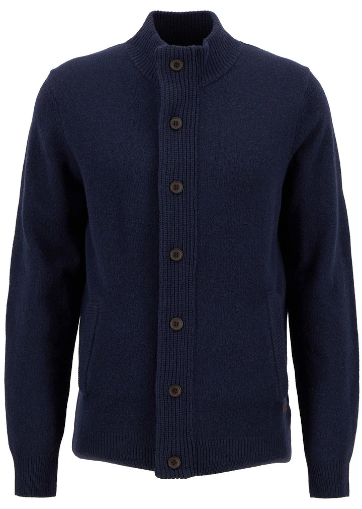 Essential Elbow Patch Jumper Navy
