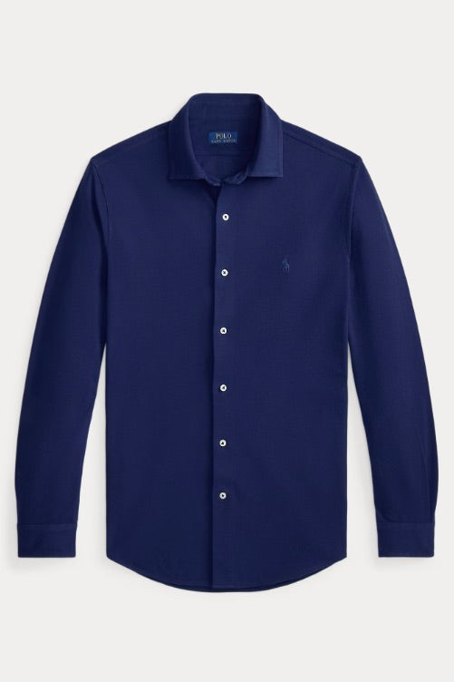 Featherweight Mesh Shirt Dark Cobalt