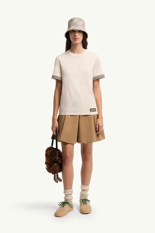 MONCLER Crochet-Trimmed Cotton Logo T-Shirt - Dale