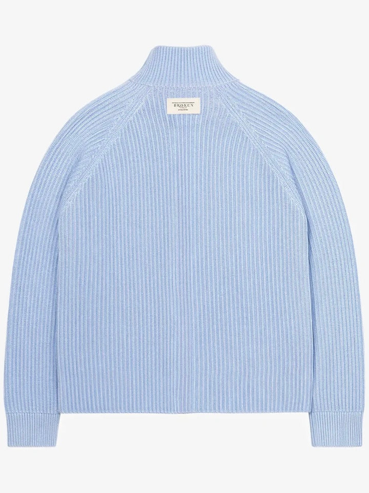 Knitted Cardigan Light Blue