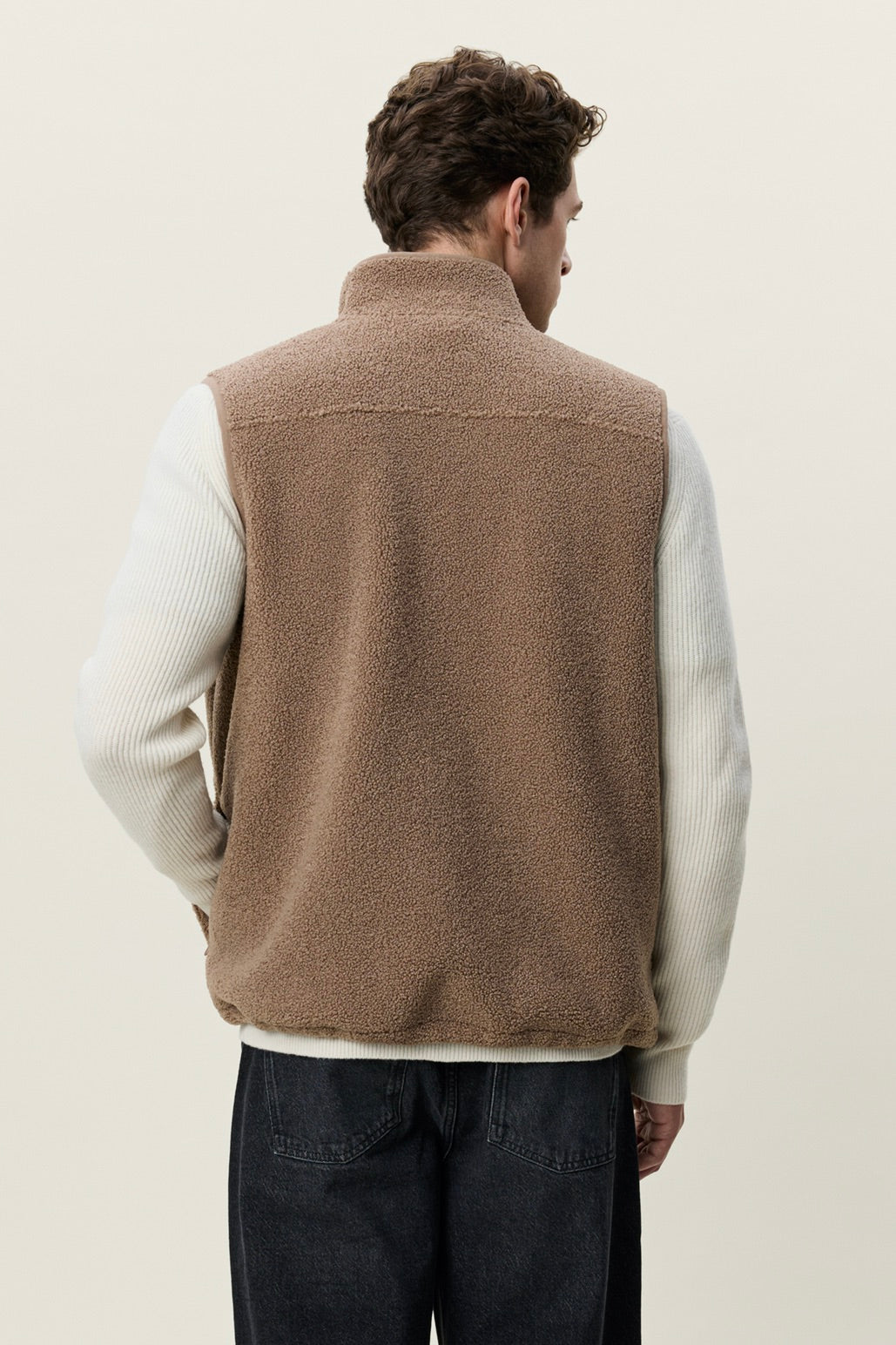 Patch Teddy Vest Caribou