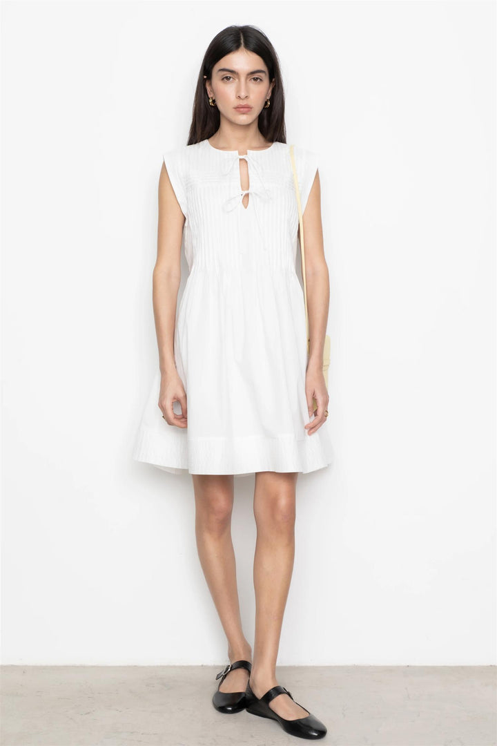 Mira Dress White