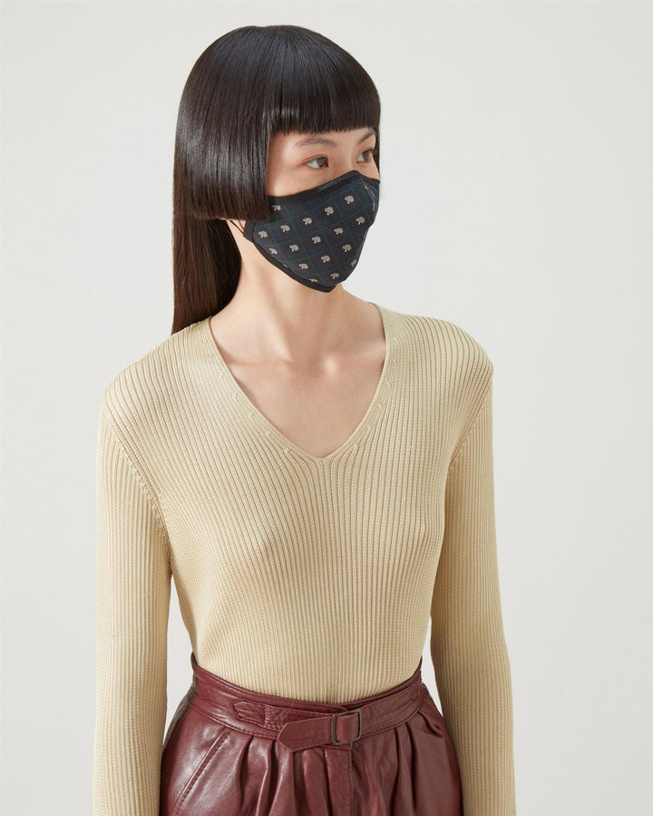 Tree Face Covering Black