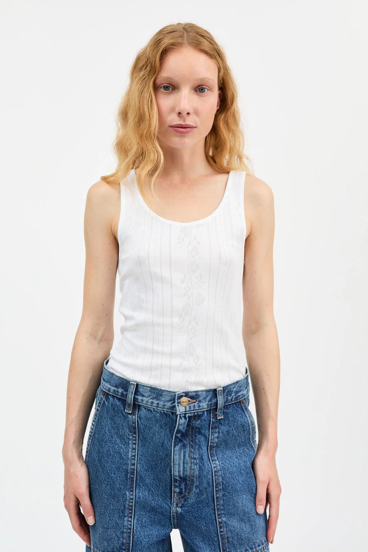 Anna Top Optic White