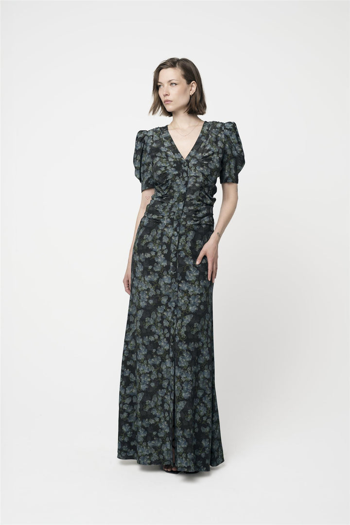 Peyton Agnes Dress Green