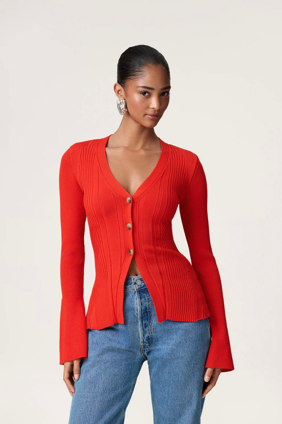 ADOORE Lugo Cardigan Red - Dale