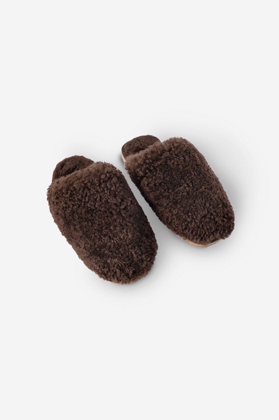 CAMILLA PIHL Cozy Curl Slippers Dark Taupe - Dale