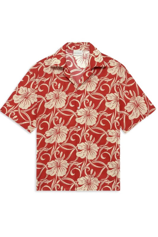 DRÔLE DE MONSIEUR Chemise Hibiscus Monoramme - Dale