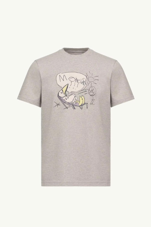 MonDuck Cotton T-Shirt Grey