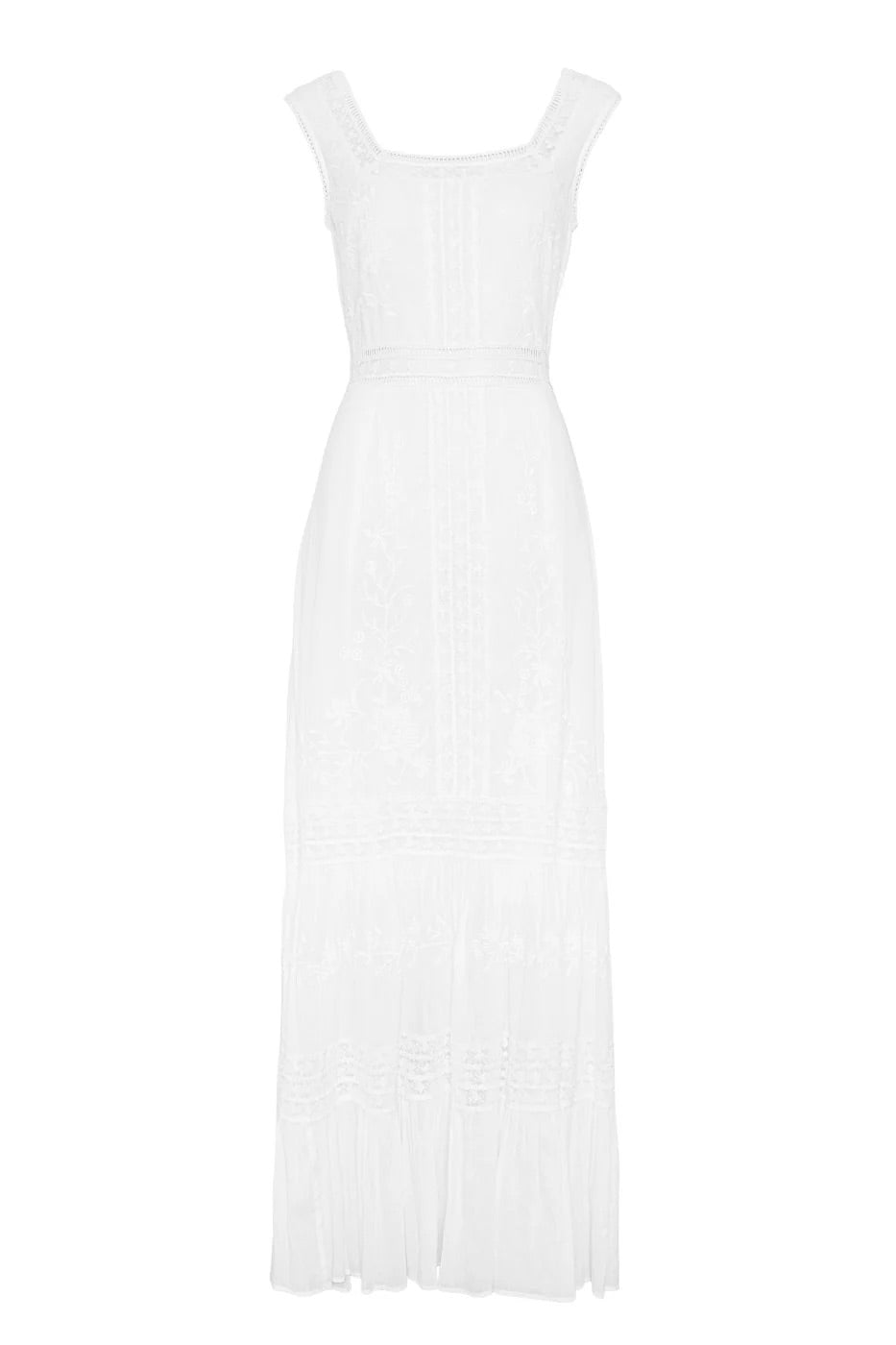 Rosa Maxi Dress White