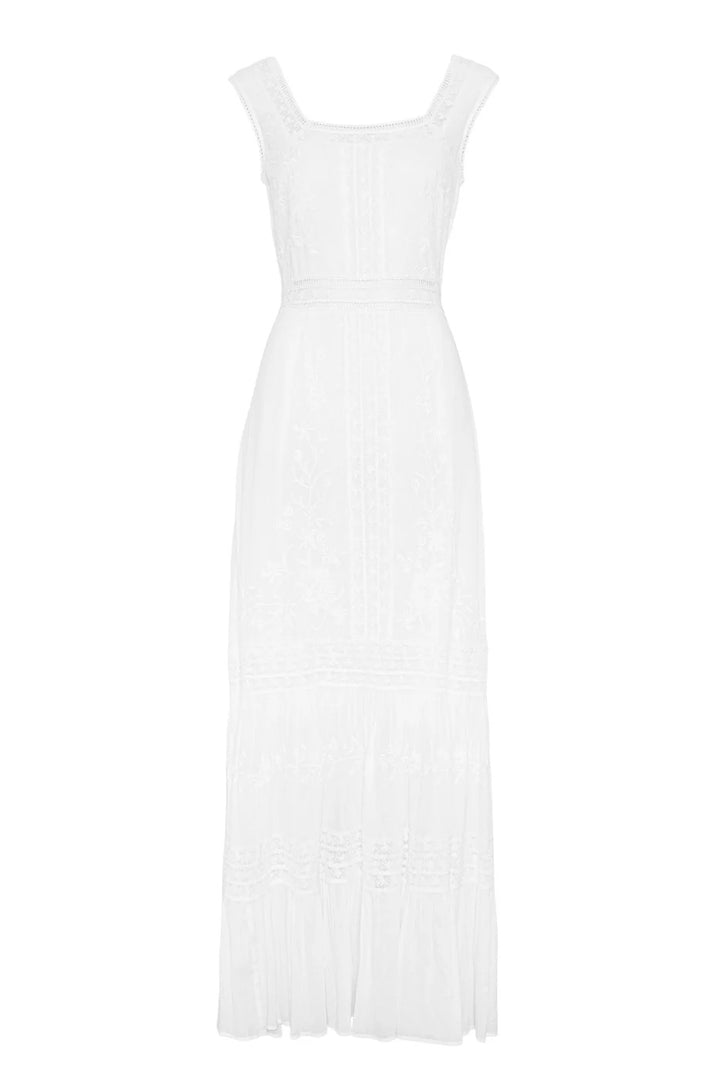 Rosa Maxi Dress White