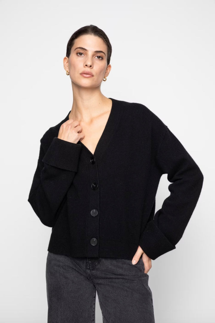 Aria Knit Cardigan Black