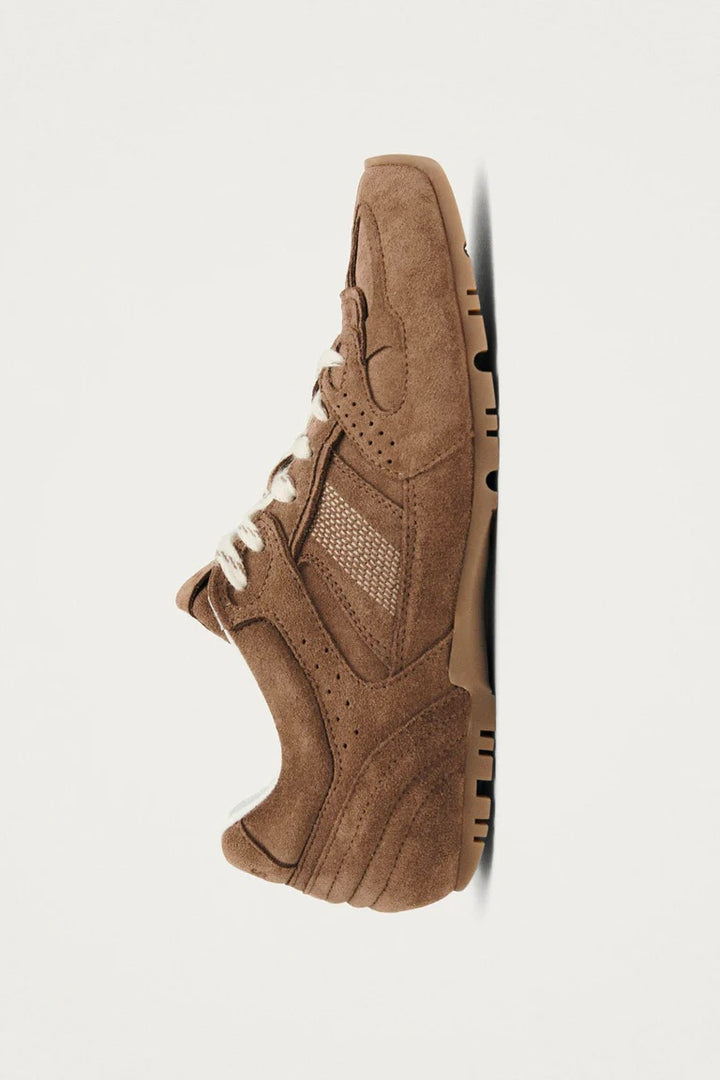 ALOHAS Tb.56 Suede Brown Leather Sneakers - Dale