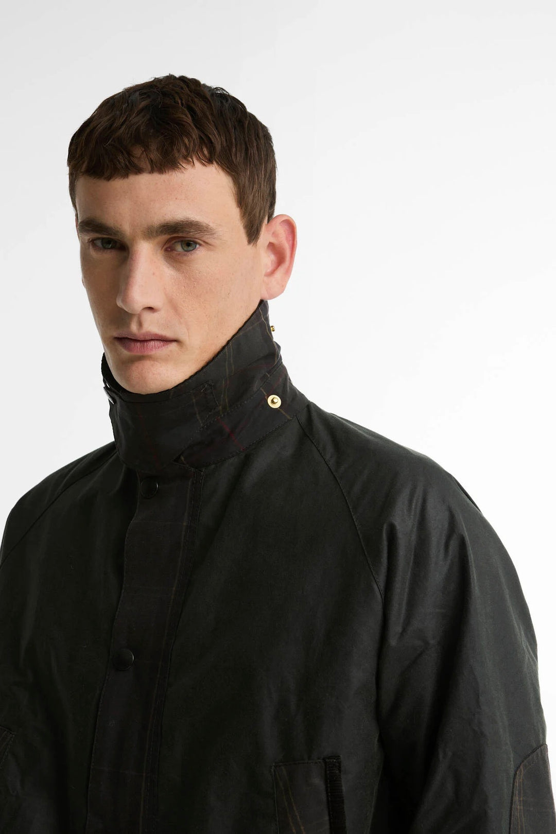 Barbour Patch Bedale Wax Jacket Sage