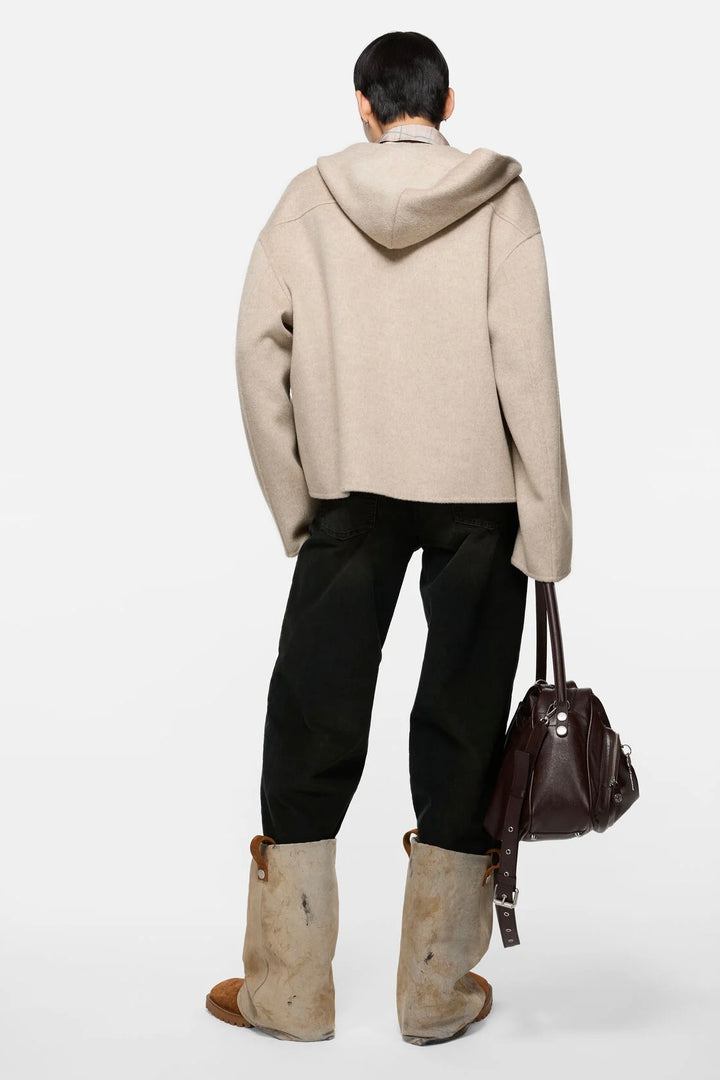 Hooded Cashmere Jacket