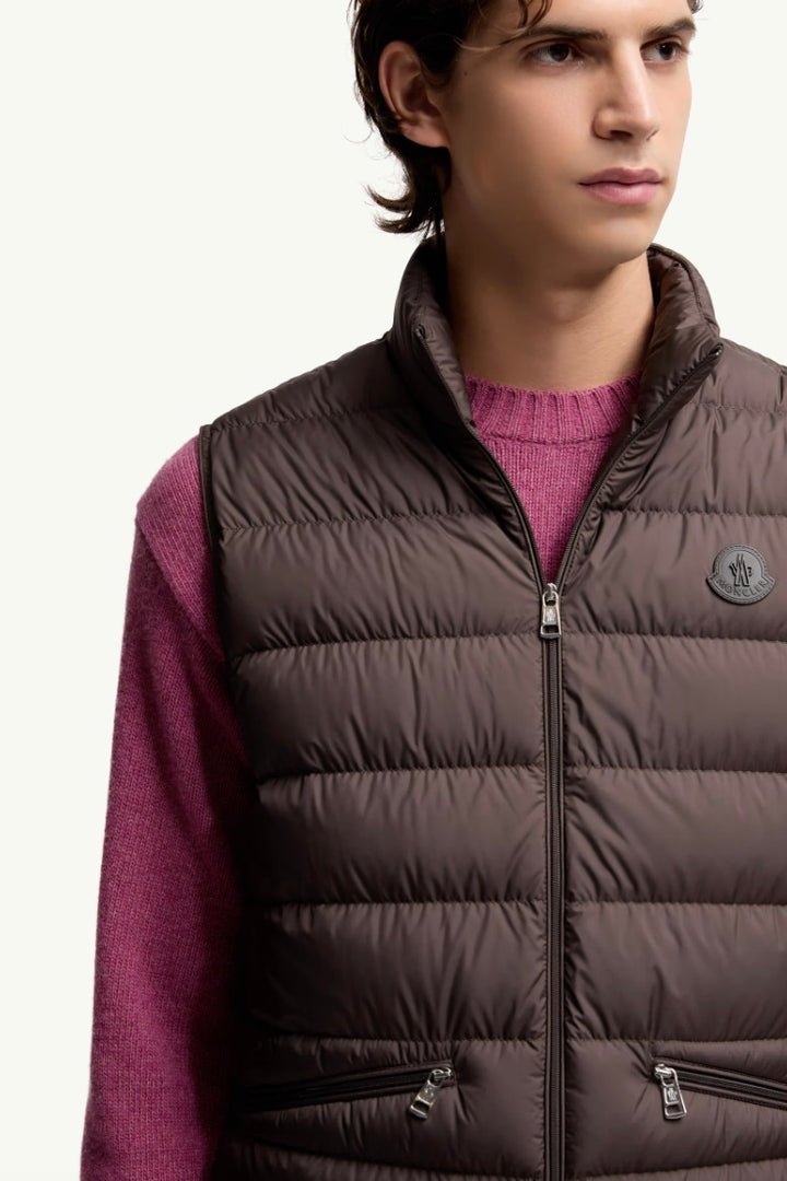 Treompan Down Vest Brown