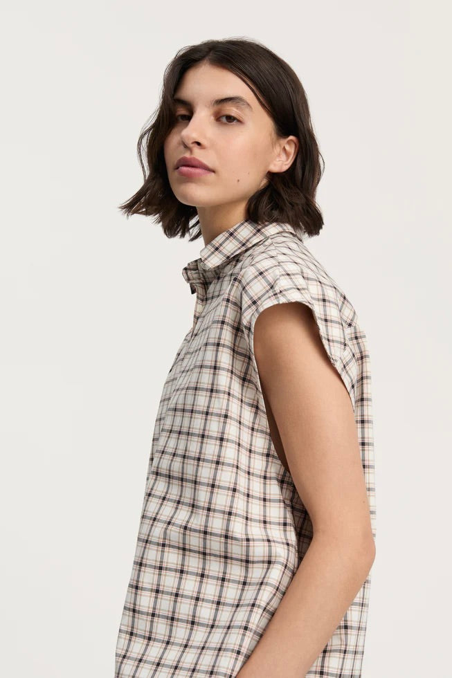 AIAYU Camal Shirt Check - Dale