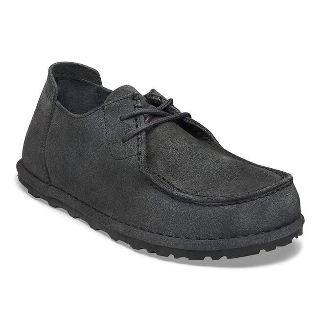 Utti Lace Suede Leather Herre Charcoal