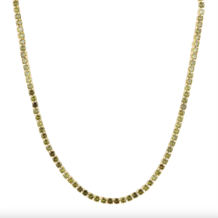 CRYSTAL HAZE Serena necklace - Olive - Dale