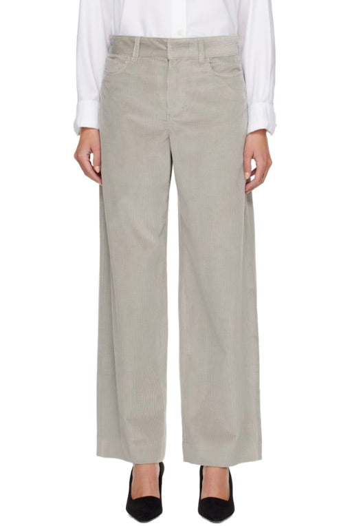 Eneide Corduroy Trouser Pearl Grey