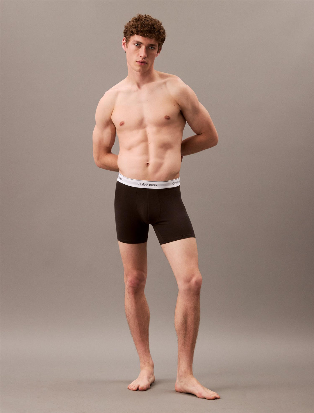 BOXER BRIEF 3PK Black White Trim